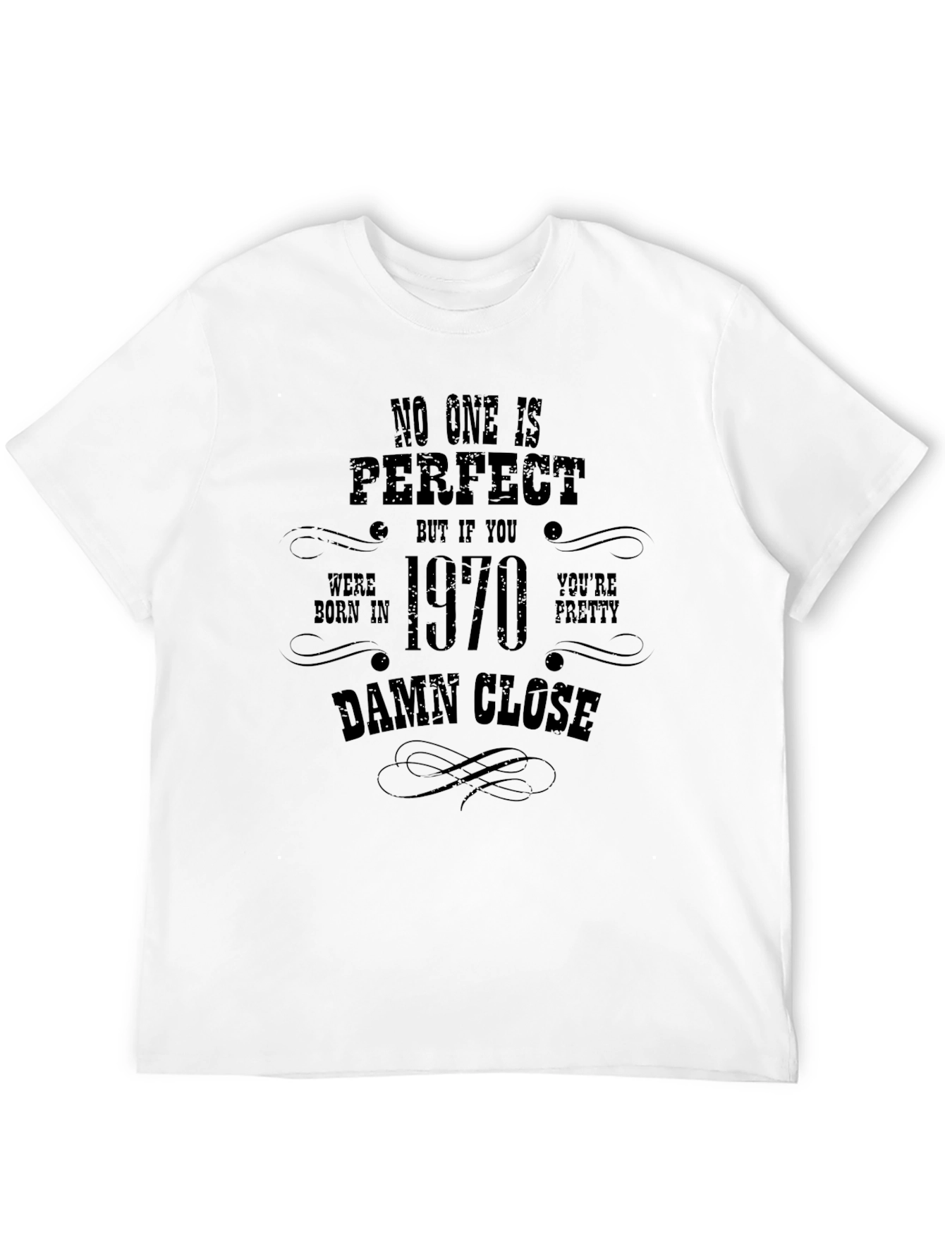 Camiseta Negra Nacido en 1970