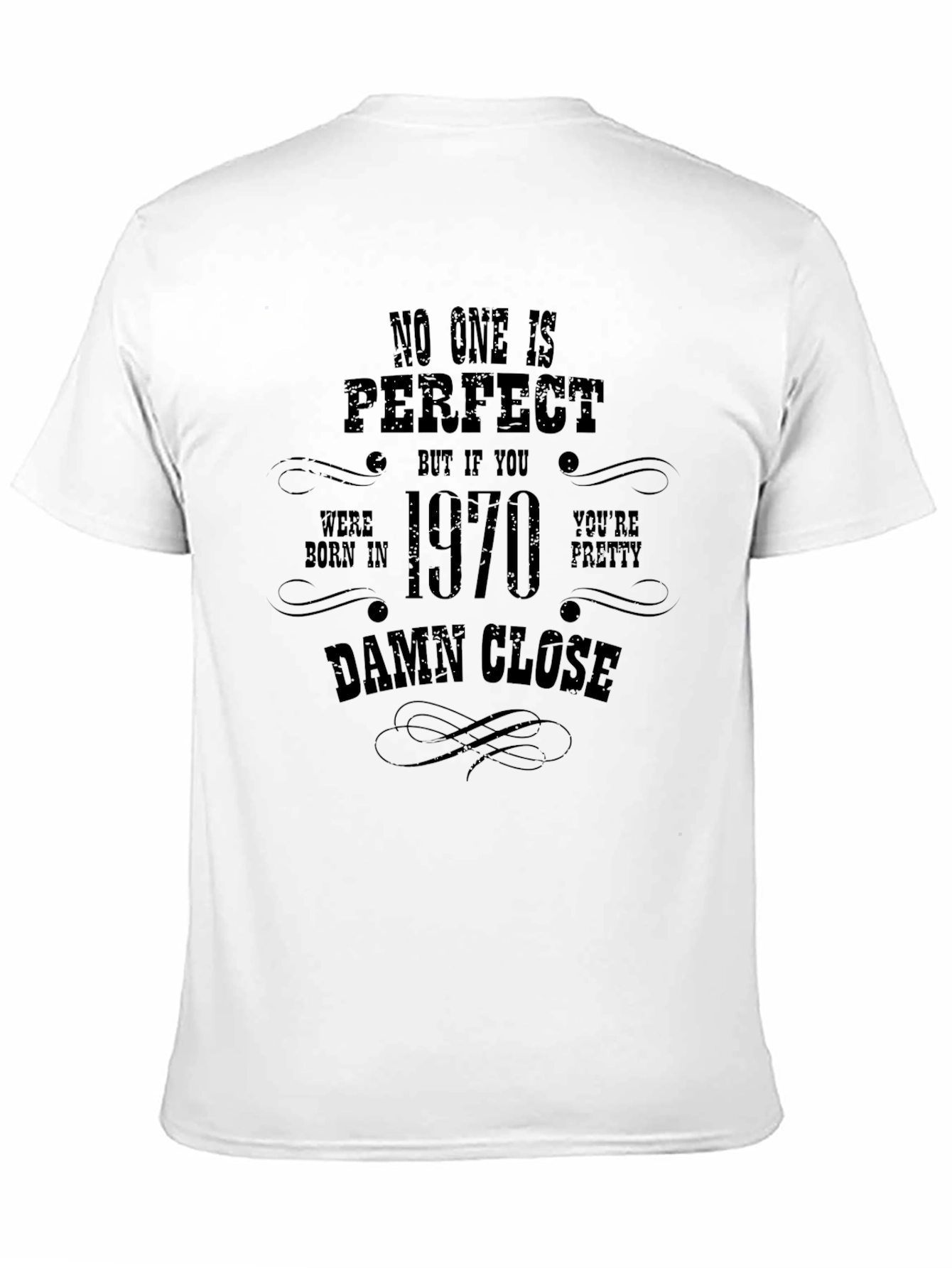 Camiseta Negra Nacido en 1970