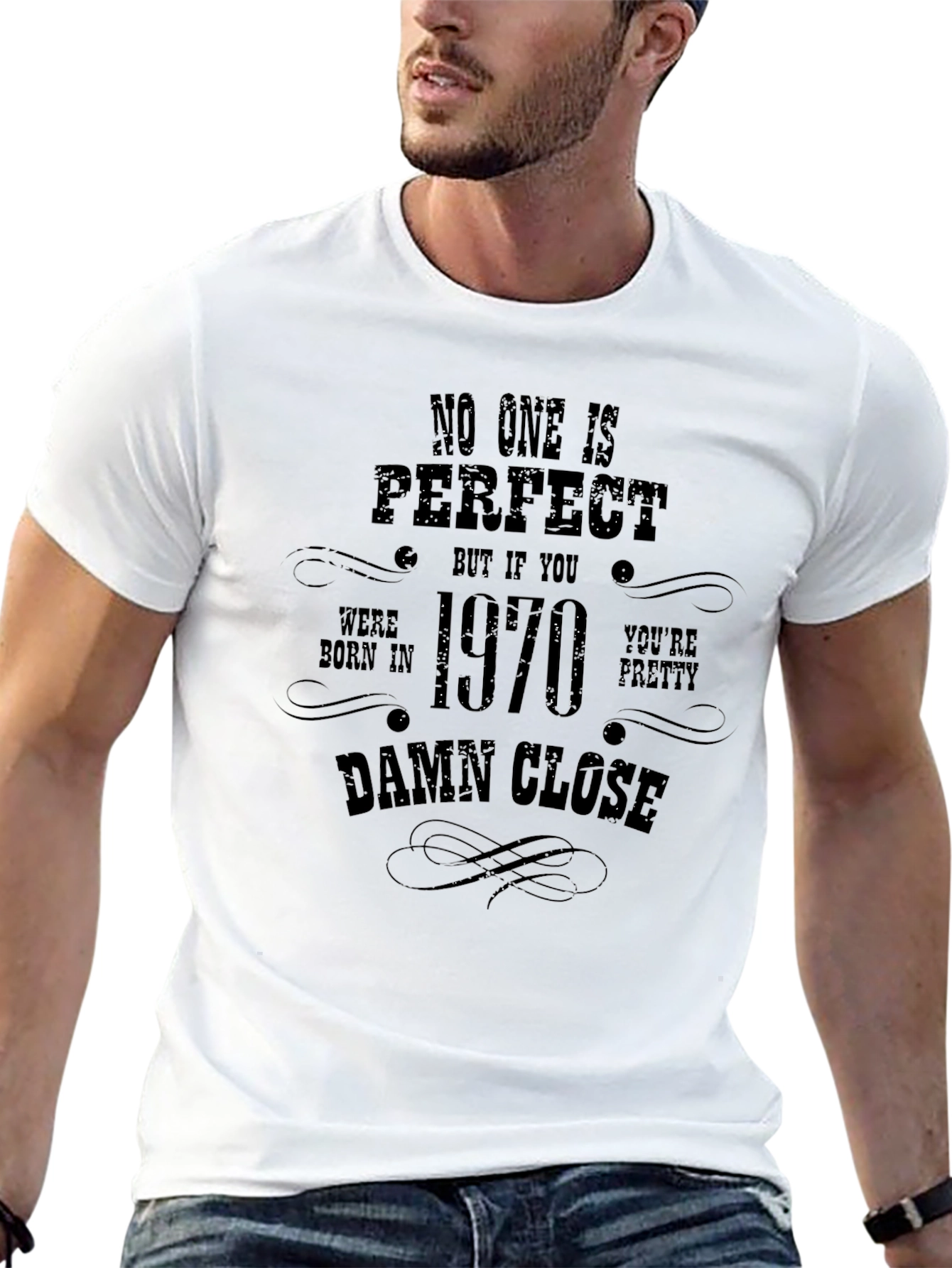 Camiseta Negra Nacido en 1970