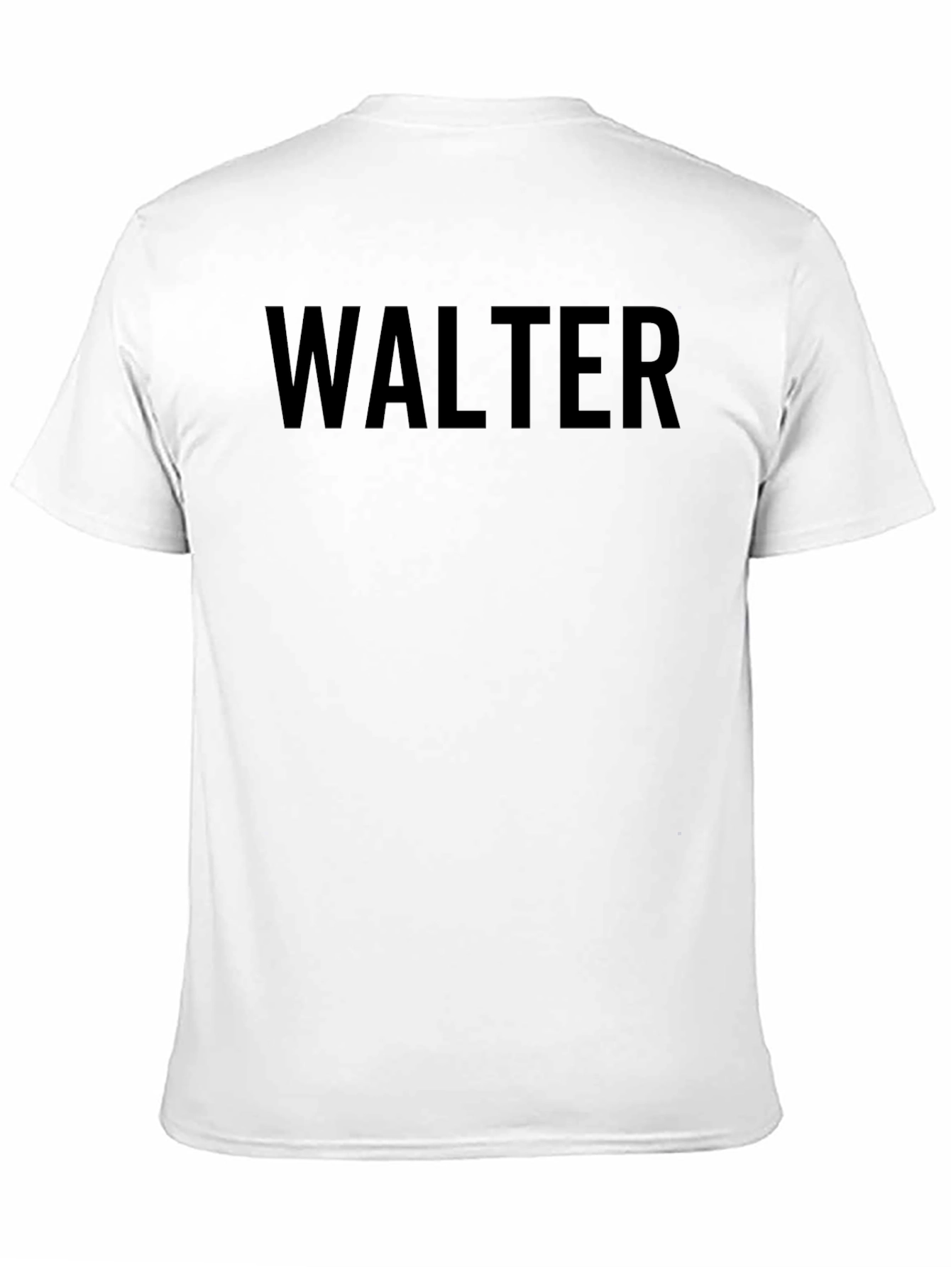 Camiseta Negra Walter para Hombre