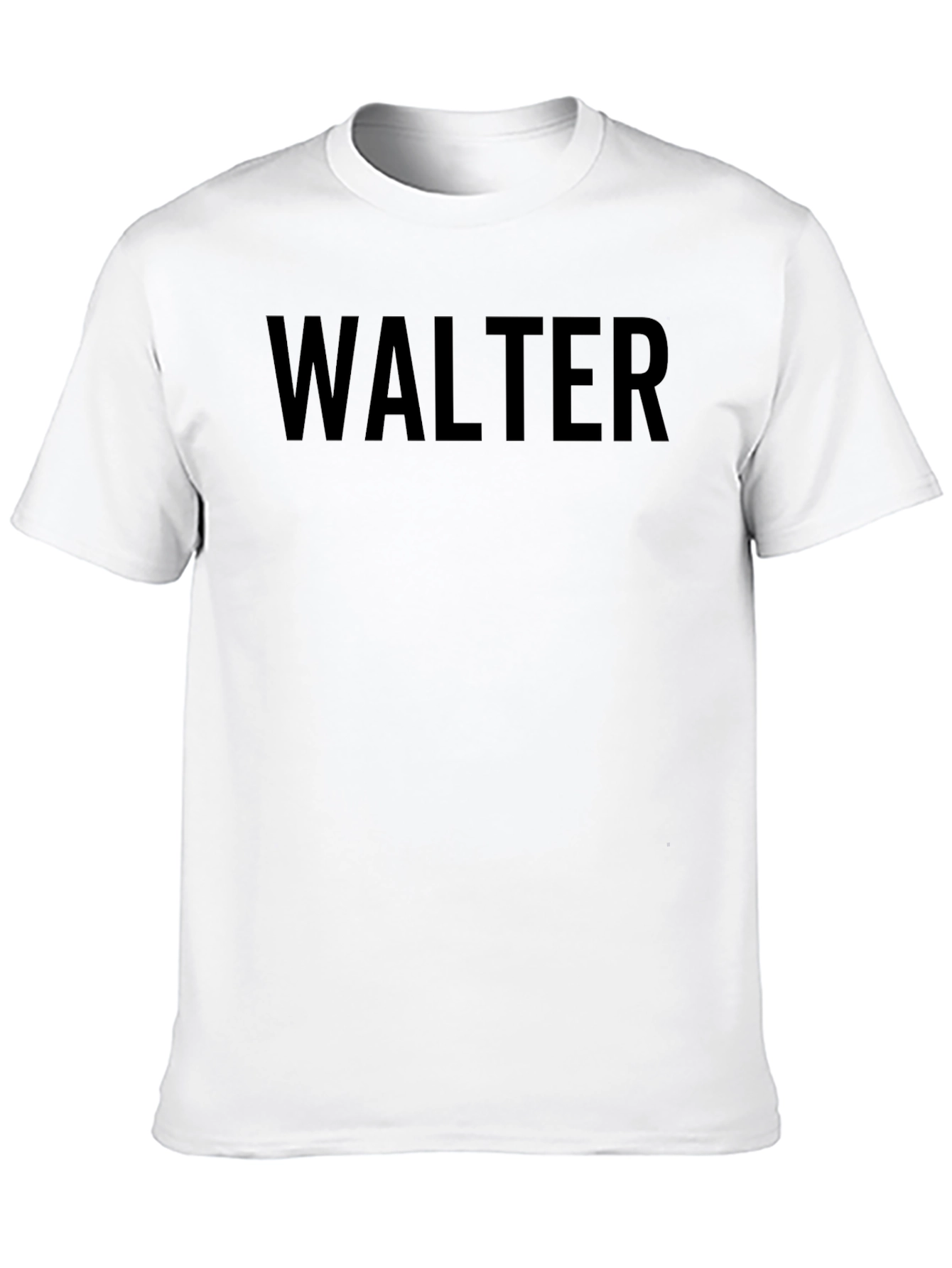 Camiseta Negra Walter para Hombre