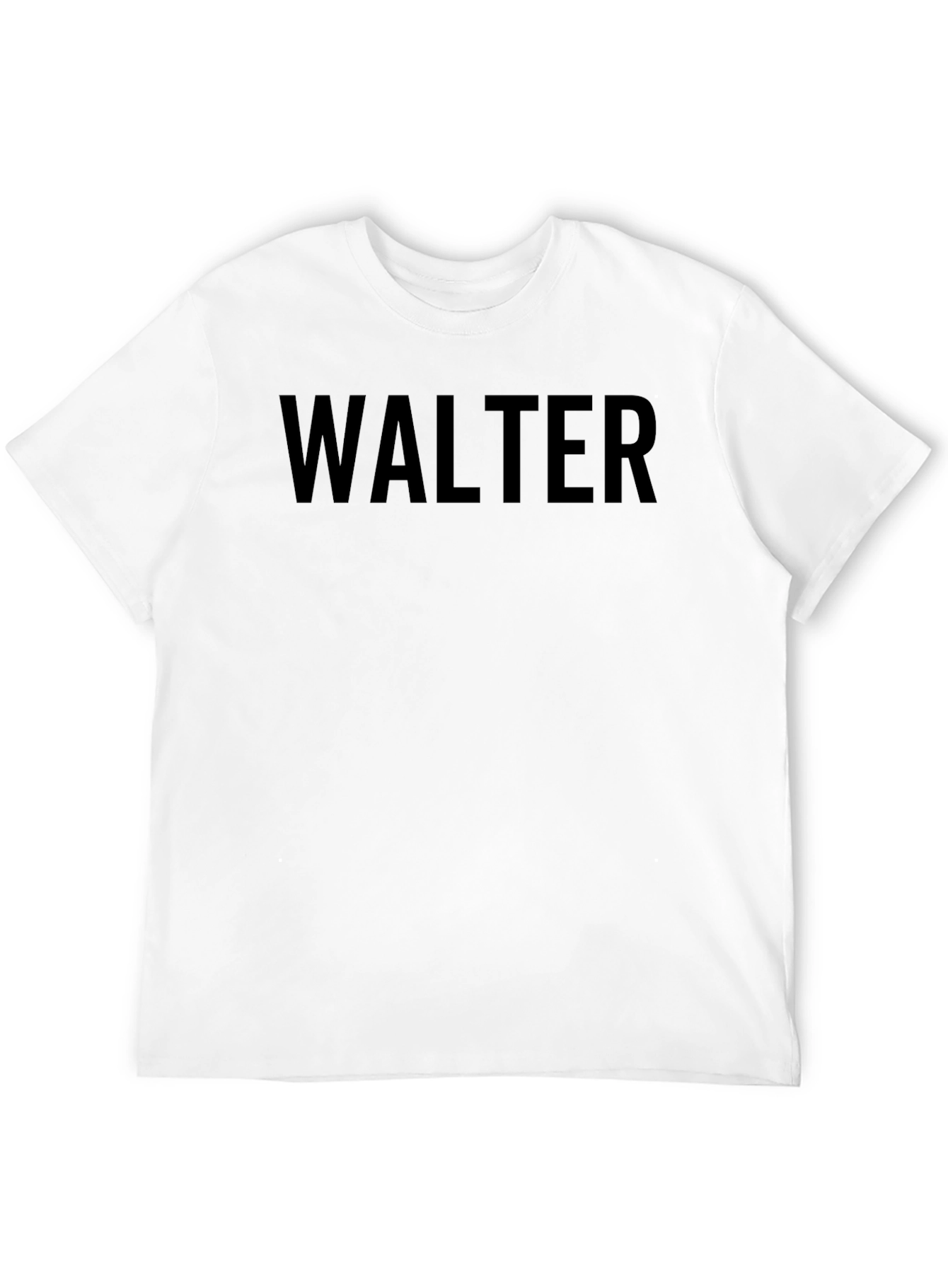 Camiseta Negra Walter para Hombre
