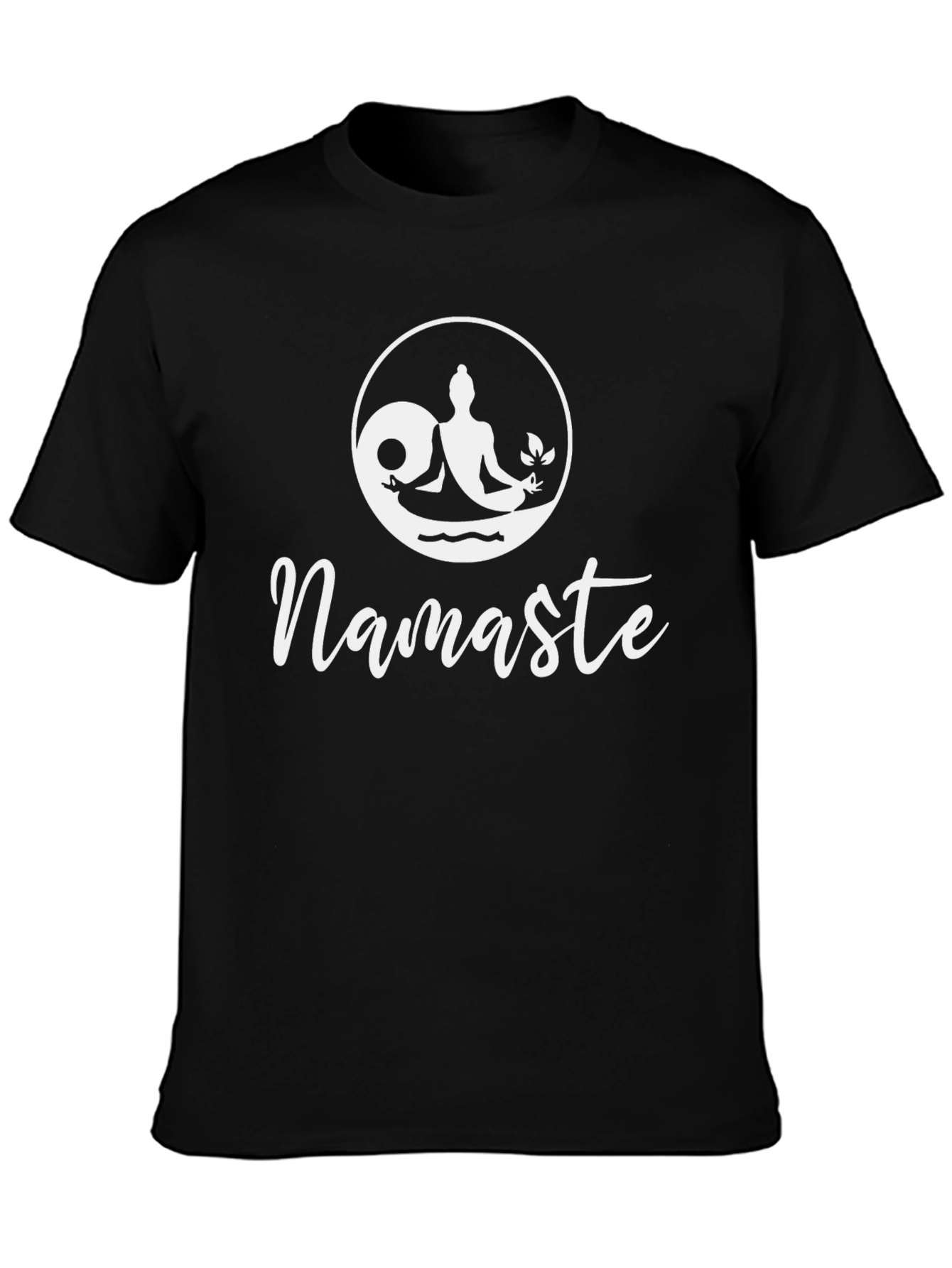 Camiseta Negra Yoga Namaste
