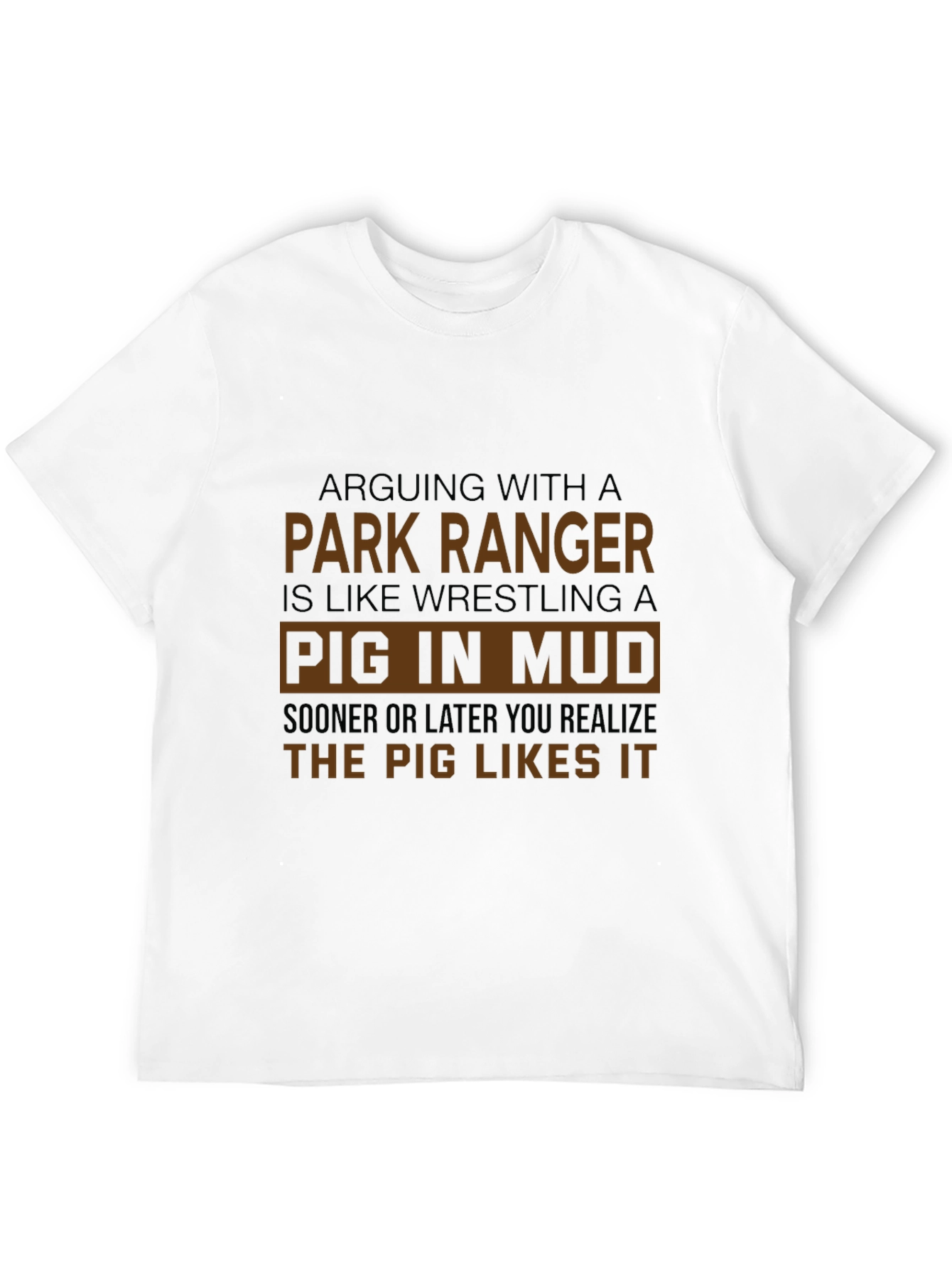 Camiseta Hombre Negra Park Ranger