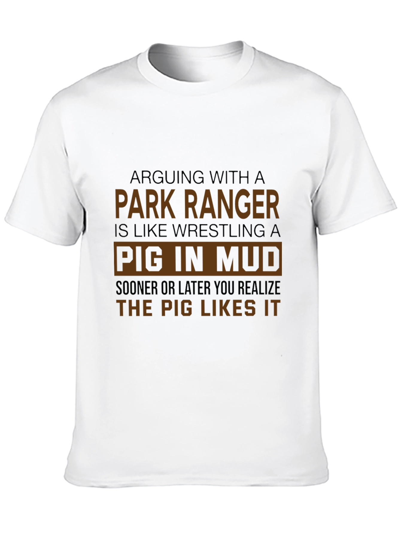 Camiseta Hombre Negra Park Ranger