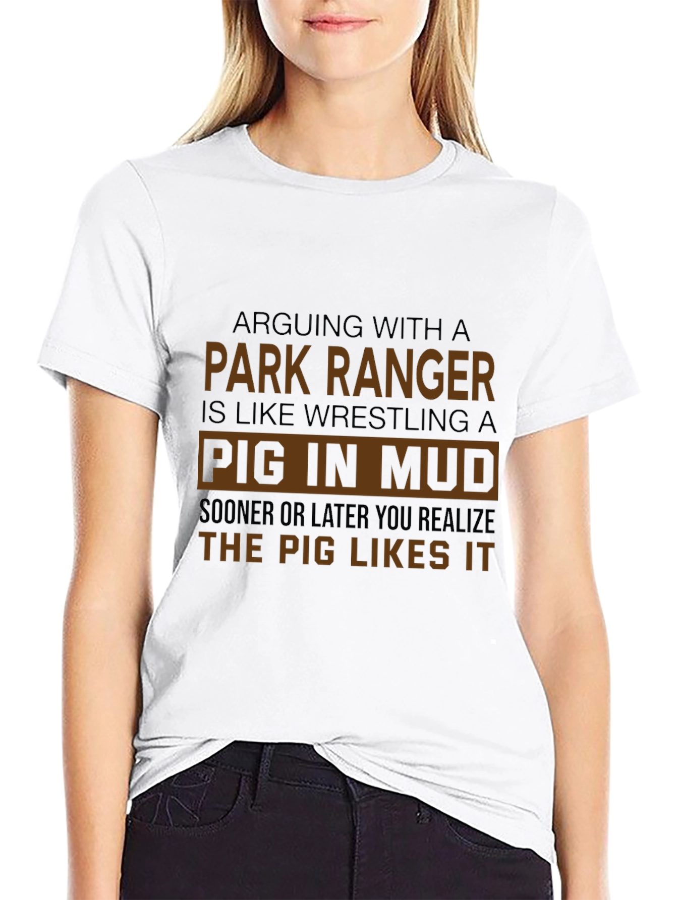 Camiseta Hombre Negra Park Ranger