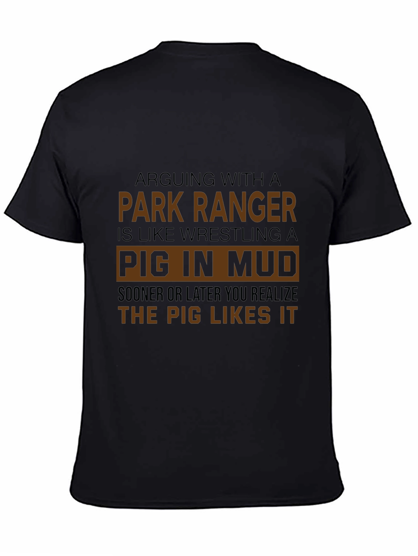 Camiseta Hombre Negra Park Ranger