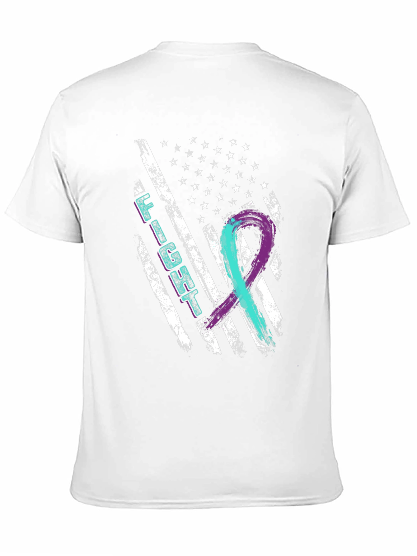 Camiseta Lucha Cinta Conciencia Salud Mental EE. UU.