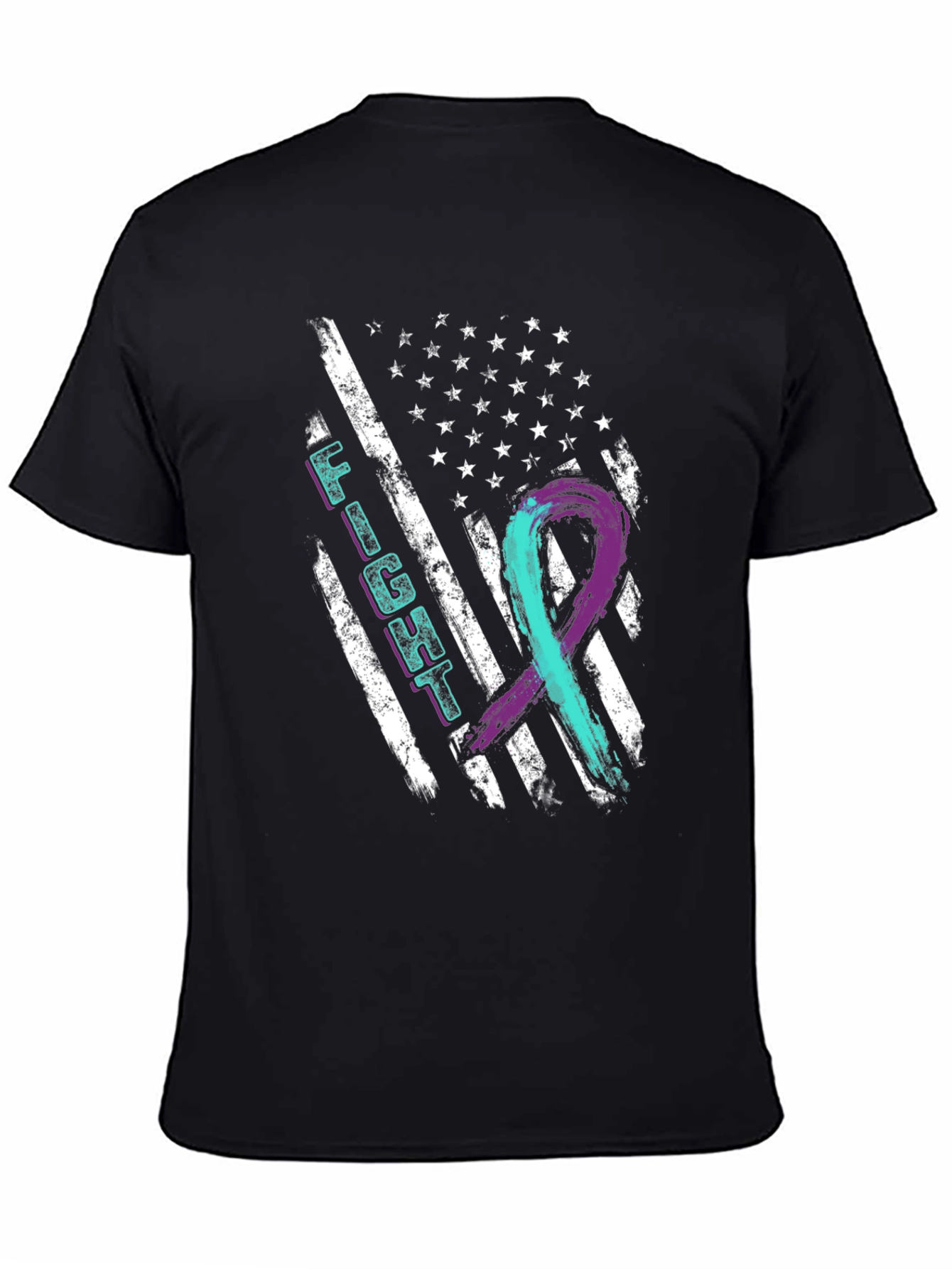 Camiseta Lucha Cinta Conciencia Salud Mental EE. UU.
