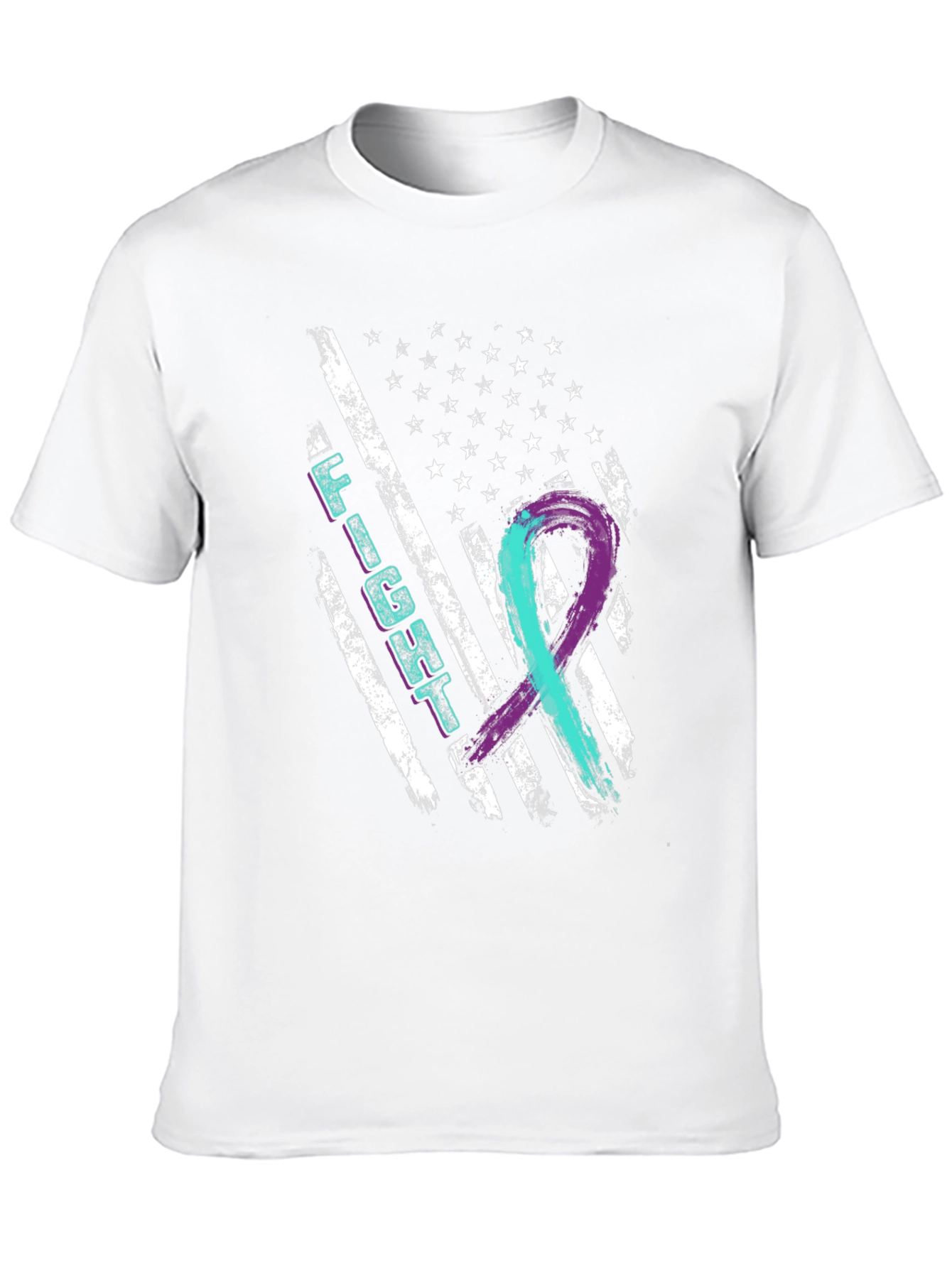 Camiseta Lucha Cinta Conciencia Salud Mental EE. UU.