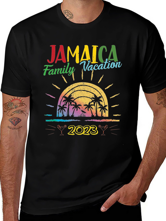 Camiseta Vacaciones Familiares Jamaica 2023