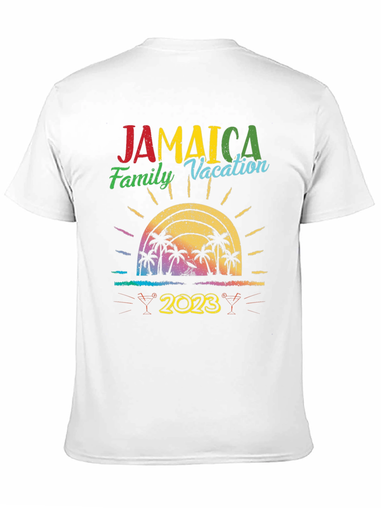 Camiseta Vacaciones Familiares Jamaica 2023
