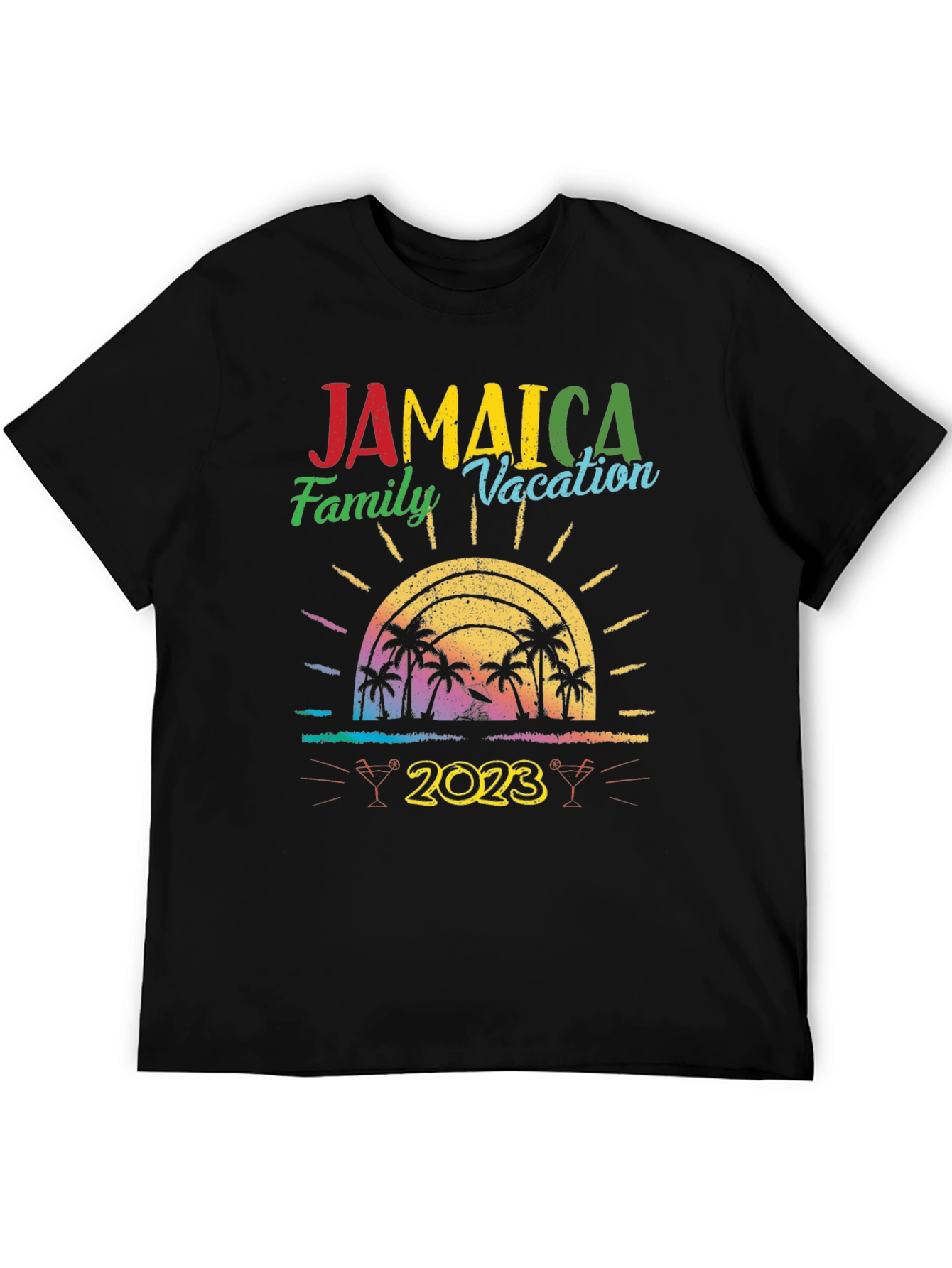 Camiseta Vacaciones Familiares Jamaica 2023