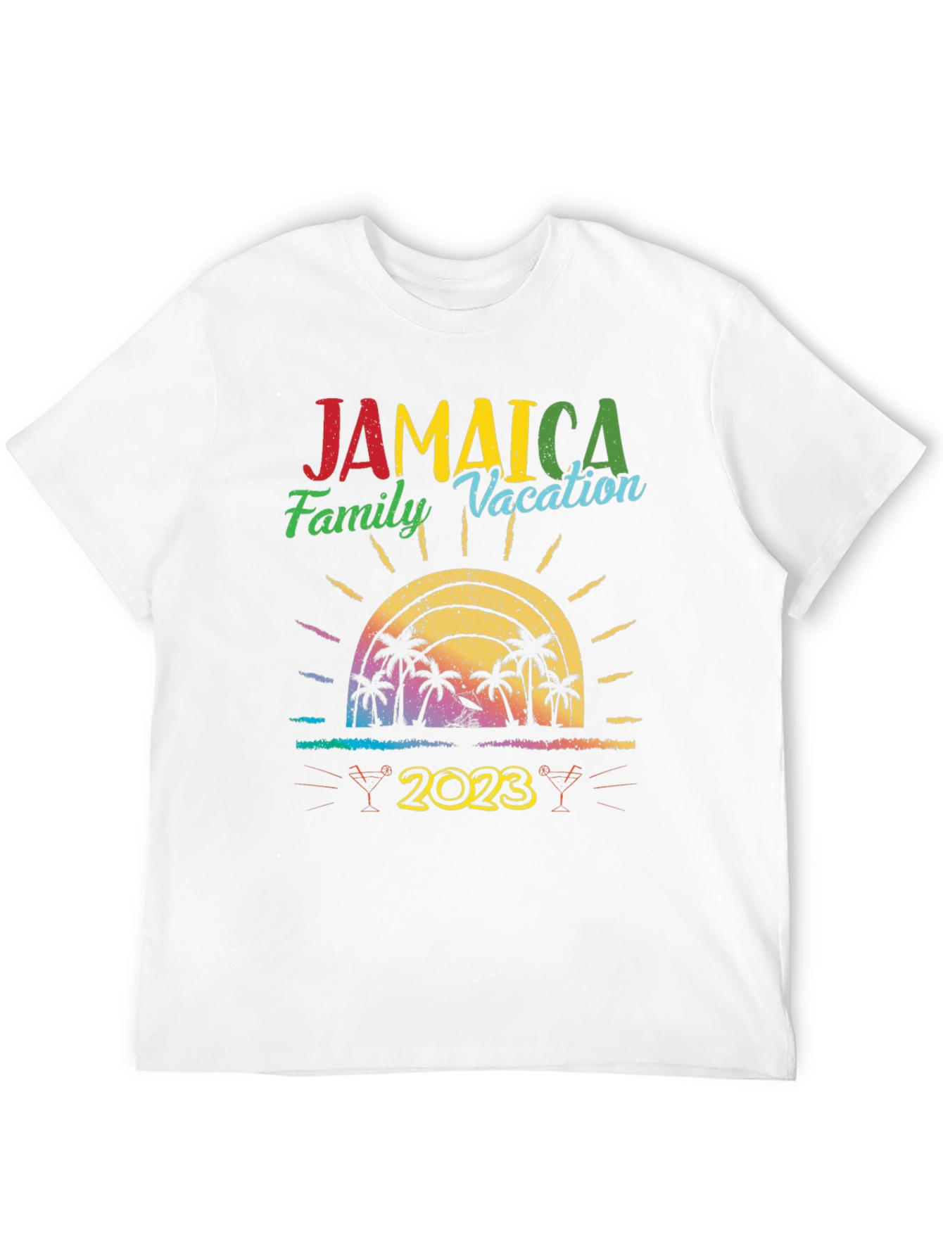 Camiseta Vacaciones Familiares Jamaica 2023