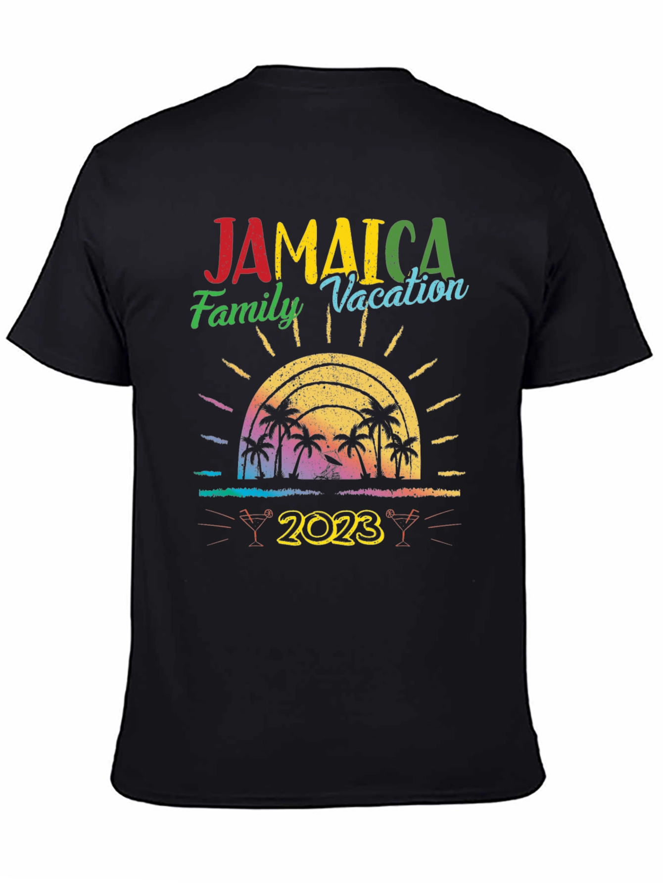 Camiseta Vacaciones Familiares Jamaica 2023