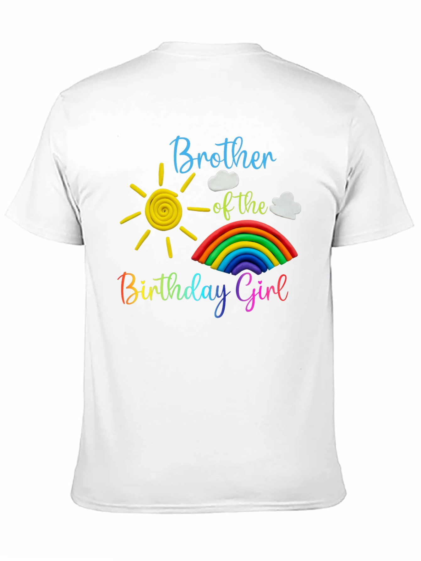 Camiseta Hermano Cumpleañera Sol Arcoíris