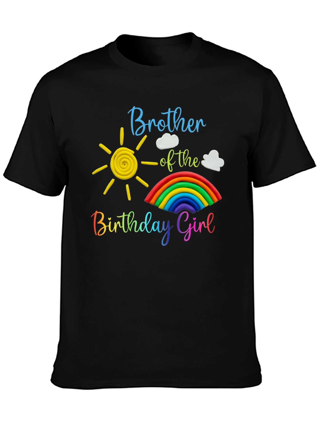 Camiseta Hermano Cumpleañera Sol Arcoíris