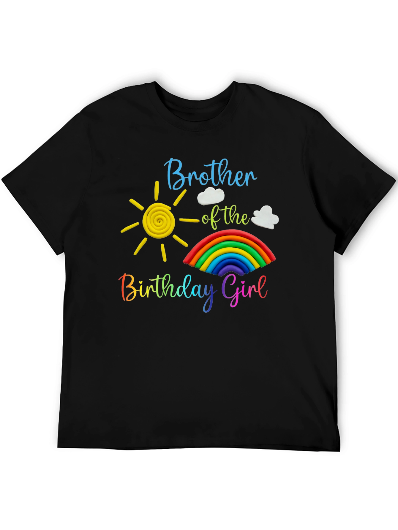 Camiseta Hermano Cumpleañera Sol Arcoíris