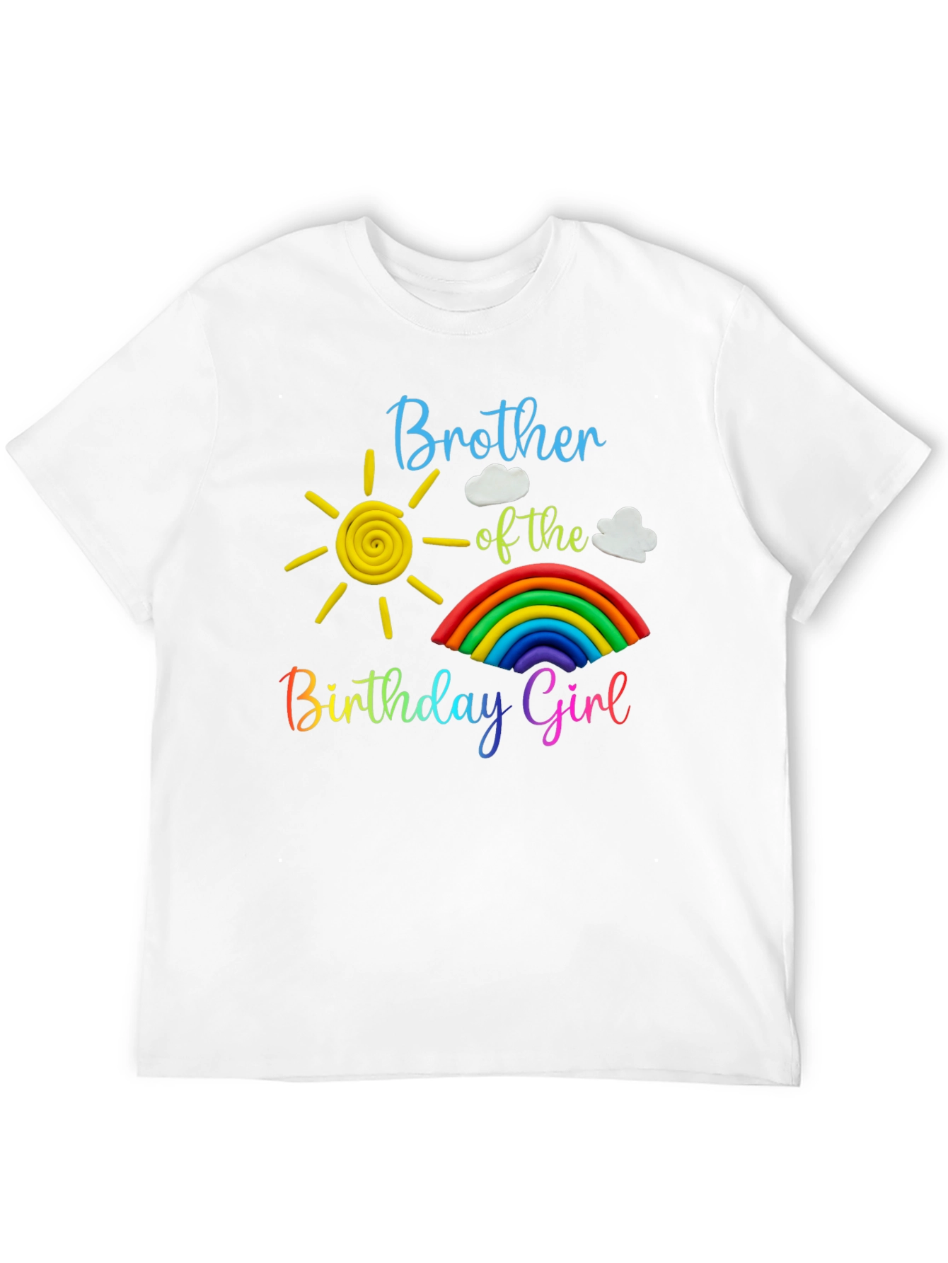 Camiseta Hermano Cumpleañera Sol Arcoíris