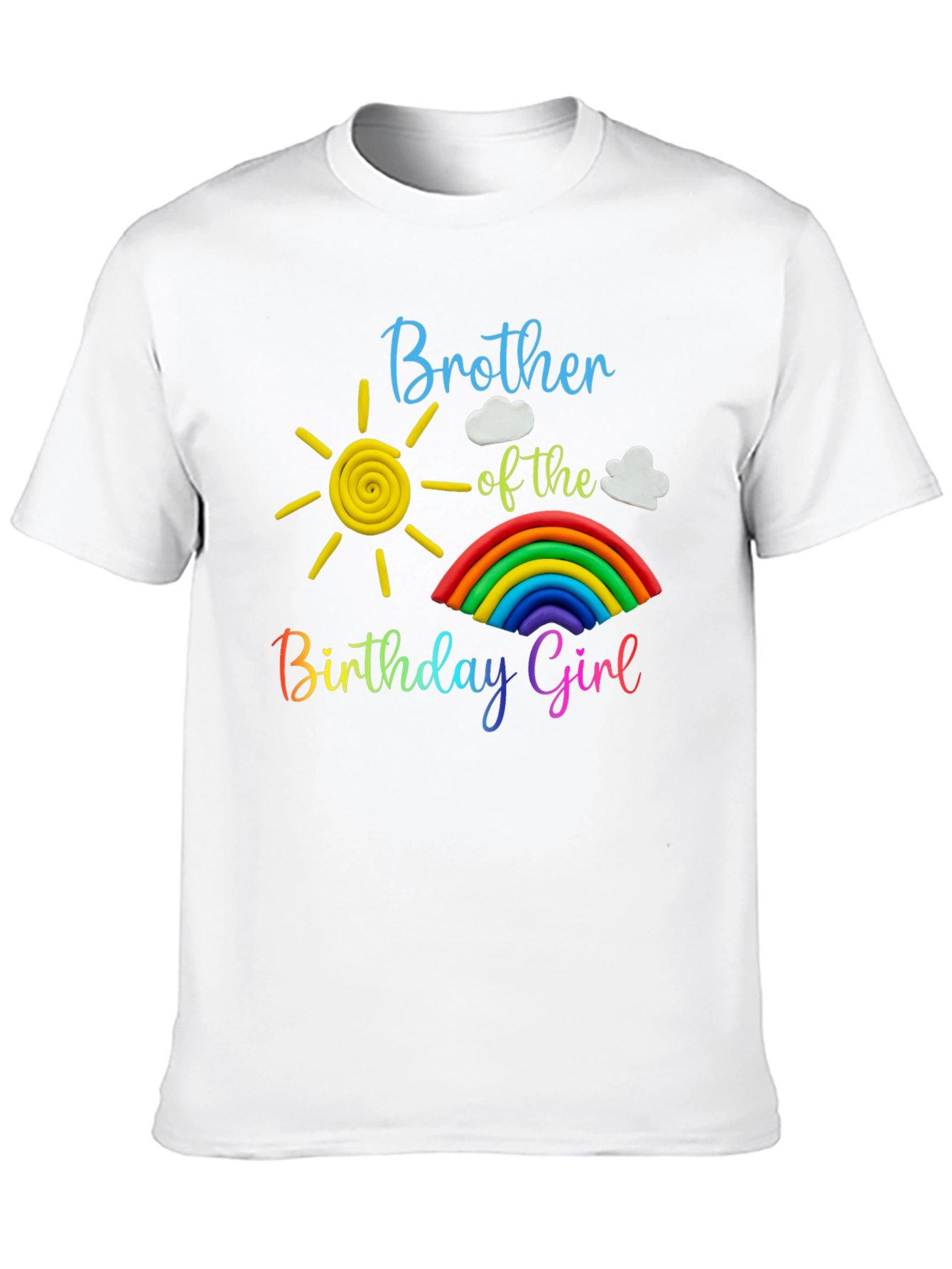 Camiseta Hermano Cumpleañera Sol Arcoíris