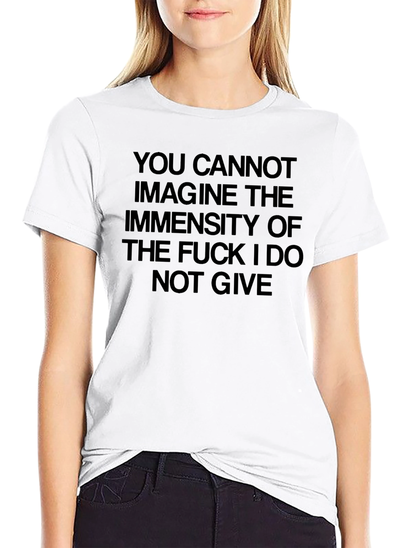 Mens Black Graphic Tee: I Do Not Give