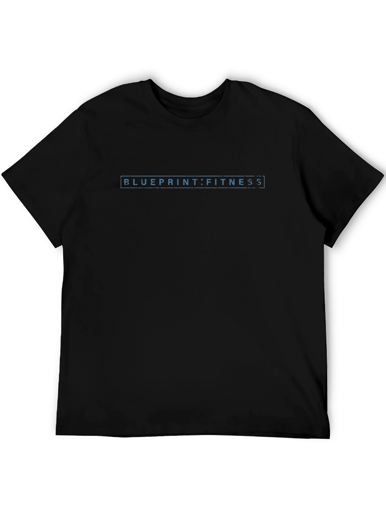 Camiseta Negra Blueprint Fitness para Hombre
