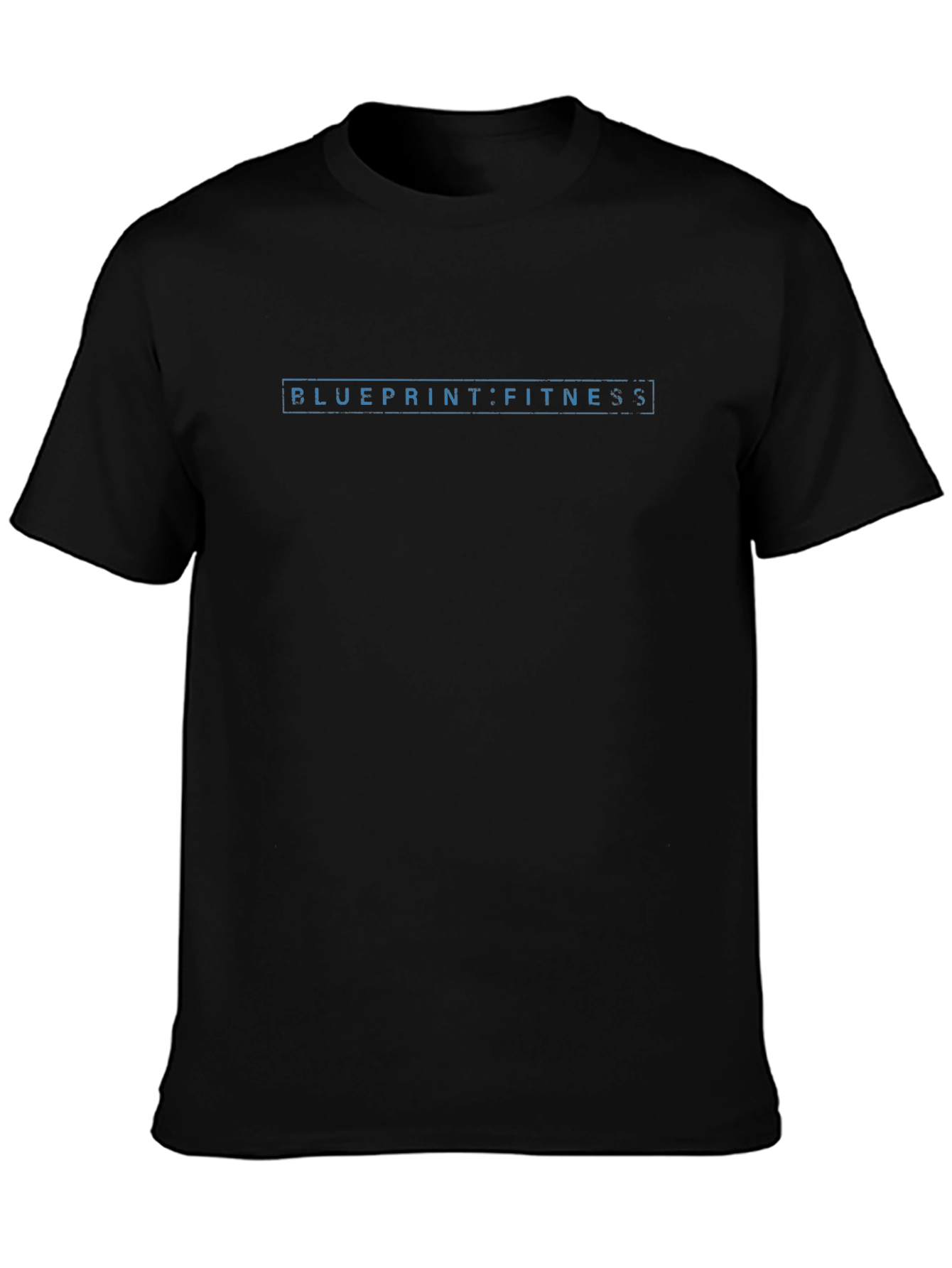Camiseta Negra Blueprint Fitness para Hombre