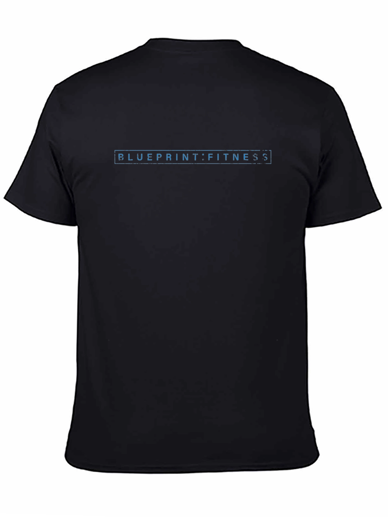 Camiseta Negra Blueprint Fitness para Hombre