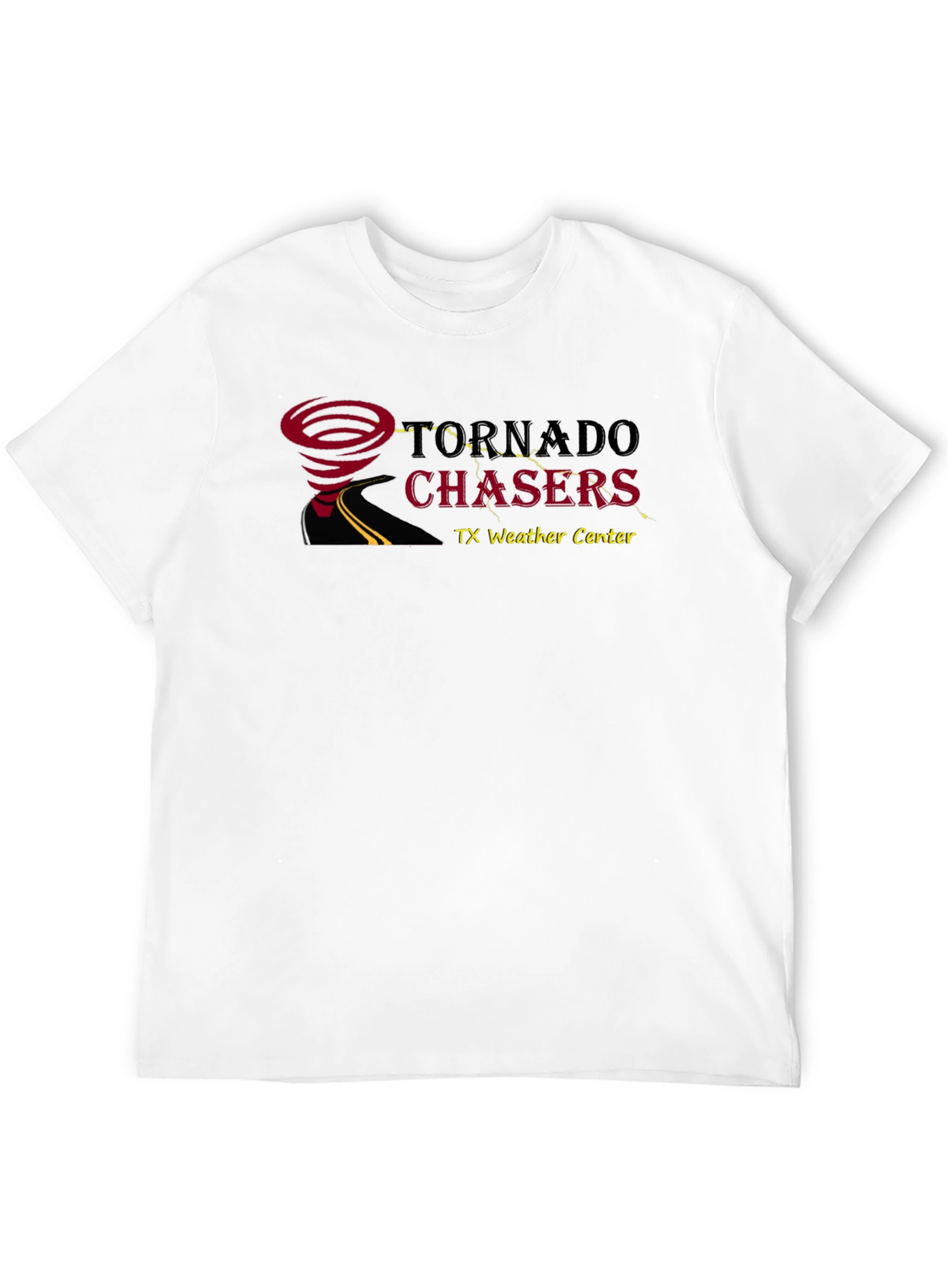 Camiseta Negra Tornado Chasers TX Weather Center