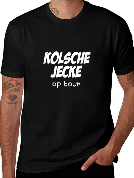 Camiseta Negra Kölsche Jecke op Tour