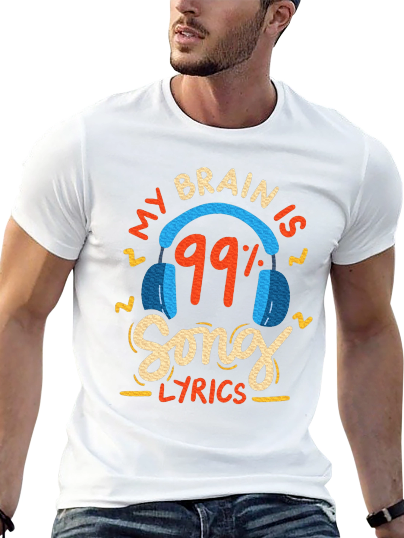 Camiseta Negra 99% Letras de Canciones