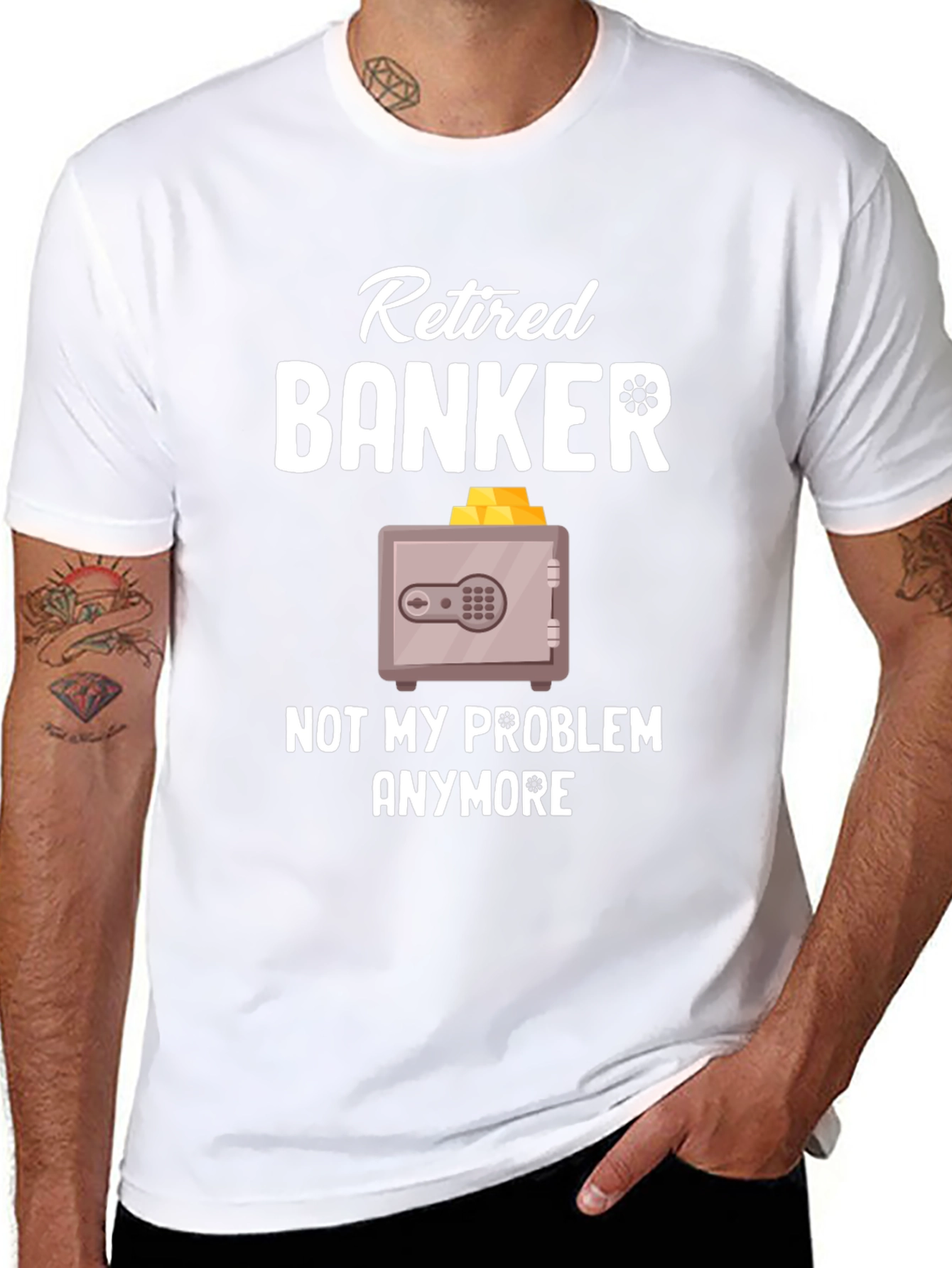 Camiseta Banquero Jubilado Ya No Es Mi Problema