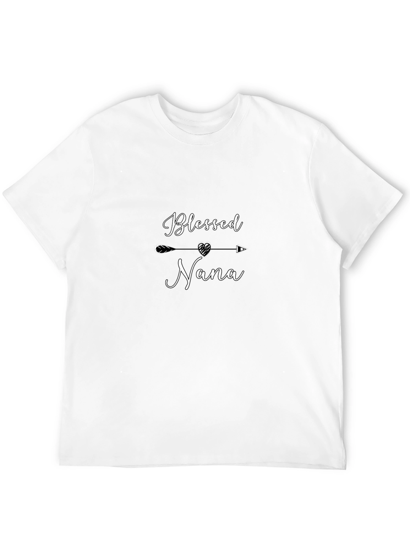 Camiseta Negra con Diseño Blessed Nana