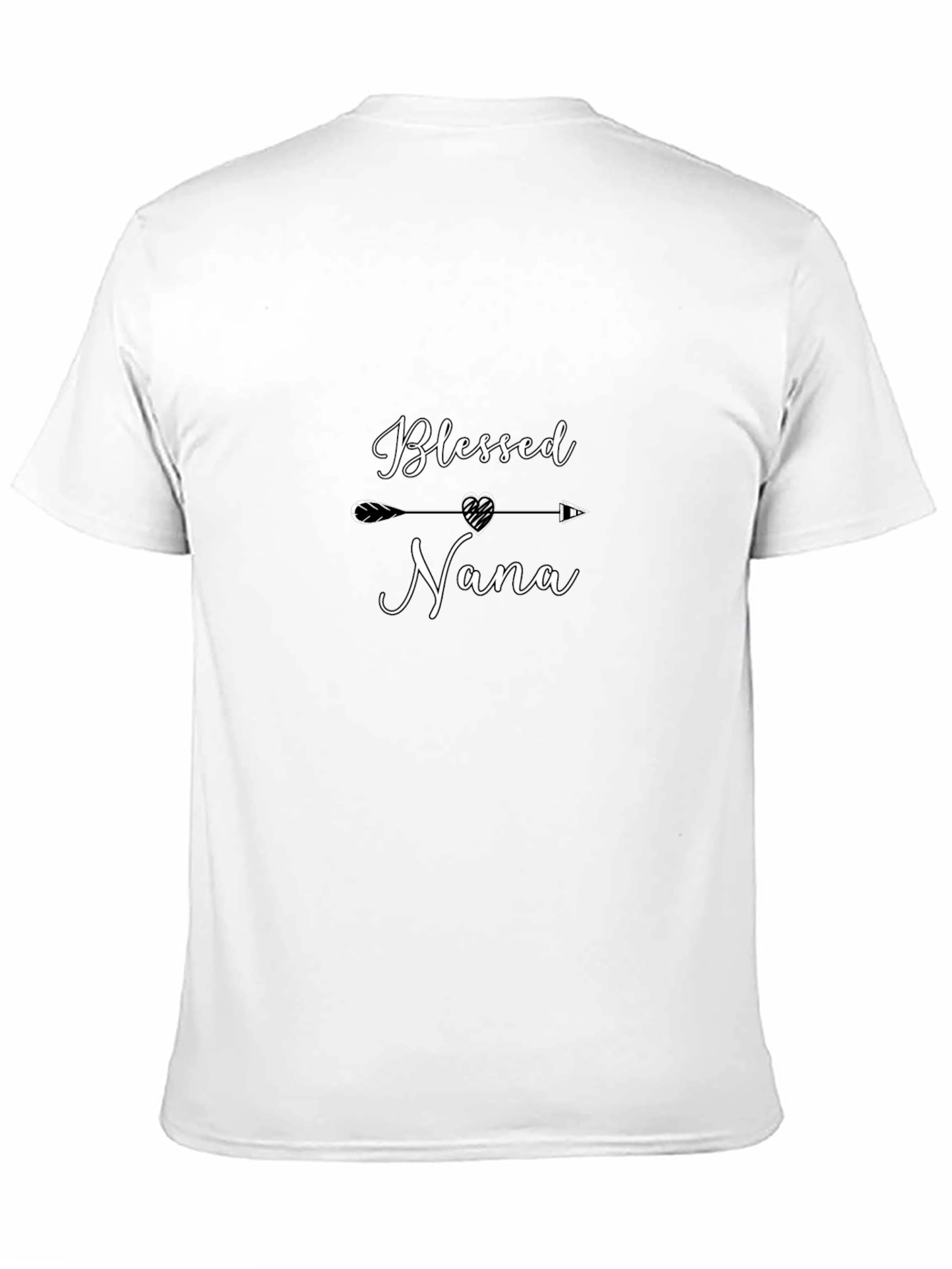 Camiseta Negra con Diseño Blessed Nana