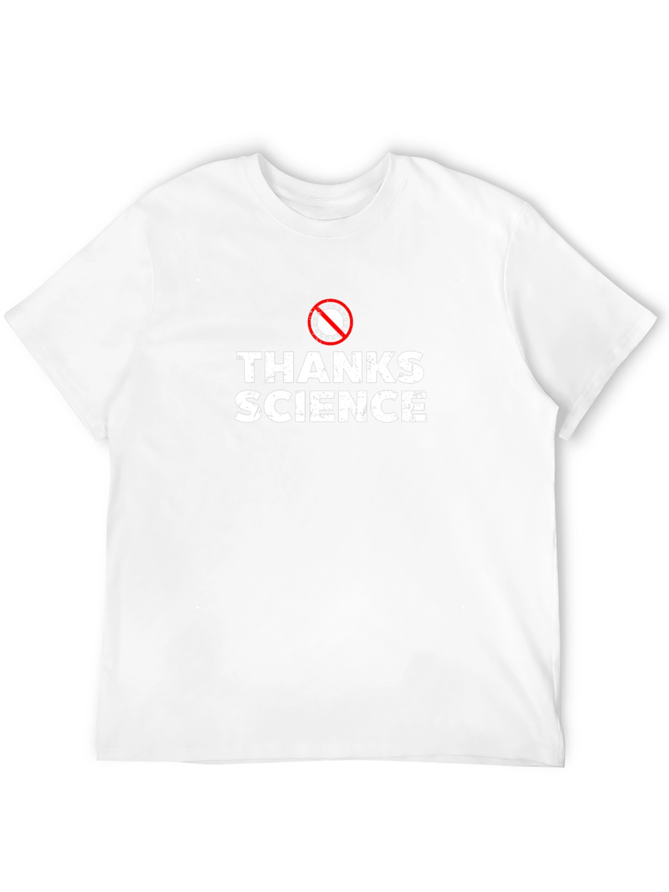 Camiseta Negra Gracias Ciencia - Estilo Casual