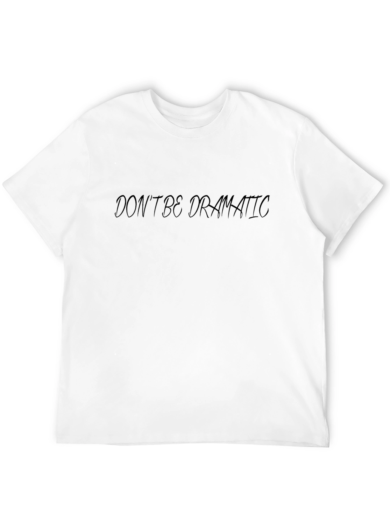 Camiseta Negra Dont be dramatic