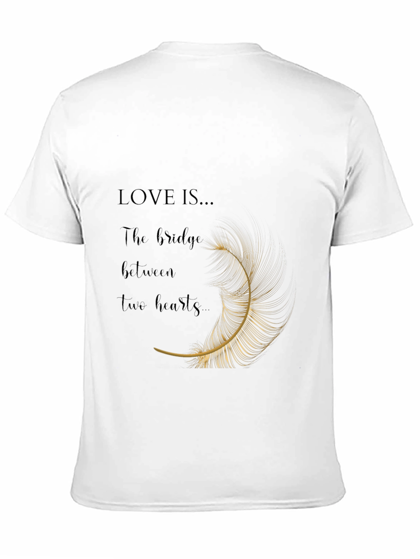 Camiseta Negra: El Amor es el Puente