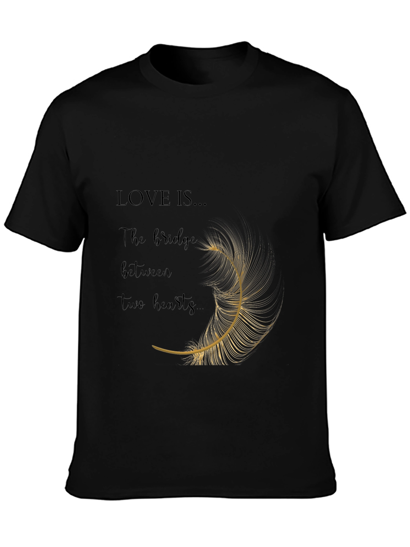 Camiseta Negra: El Amor es el Puente