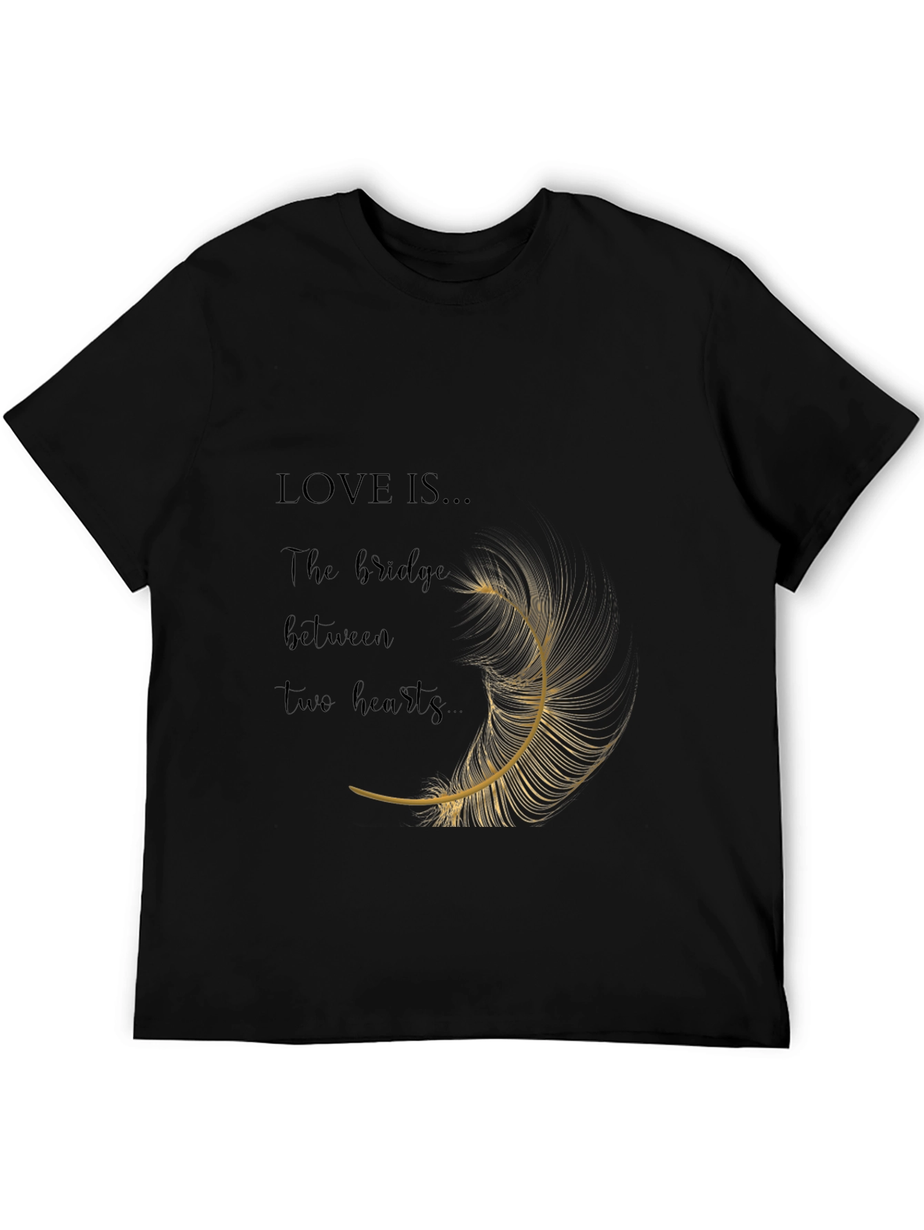 Camiseta Negra: El Amor es el Puente