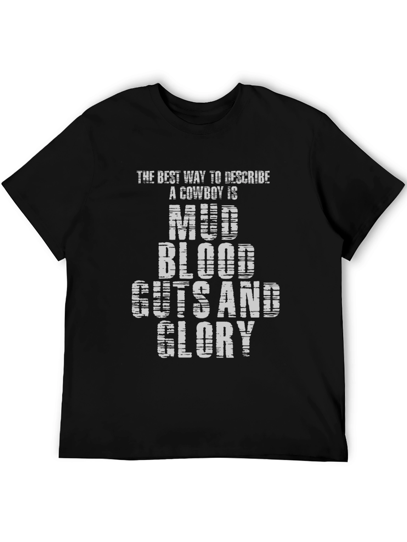 Camiseta Negra: Mud Blood Guts & Glory