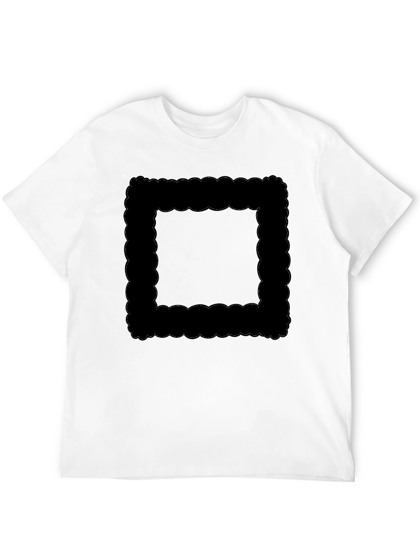 Camiseta Negra con Diseño Gráfico Moderno