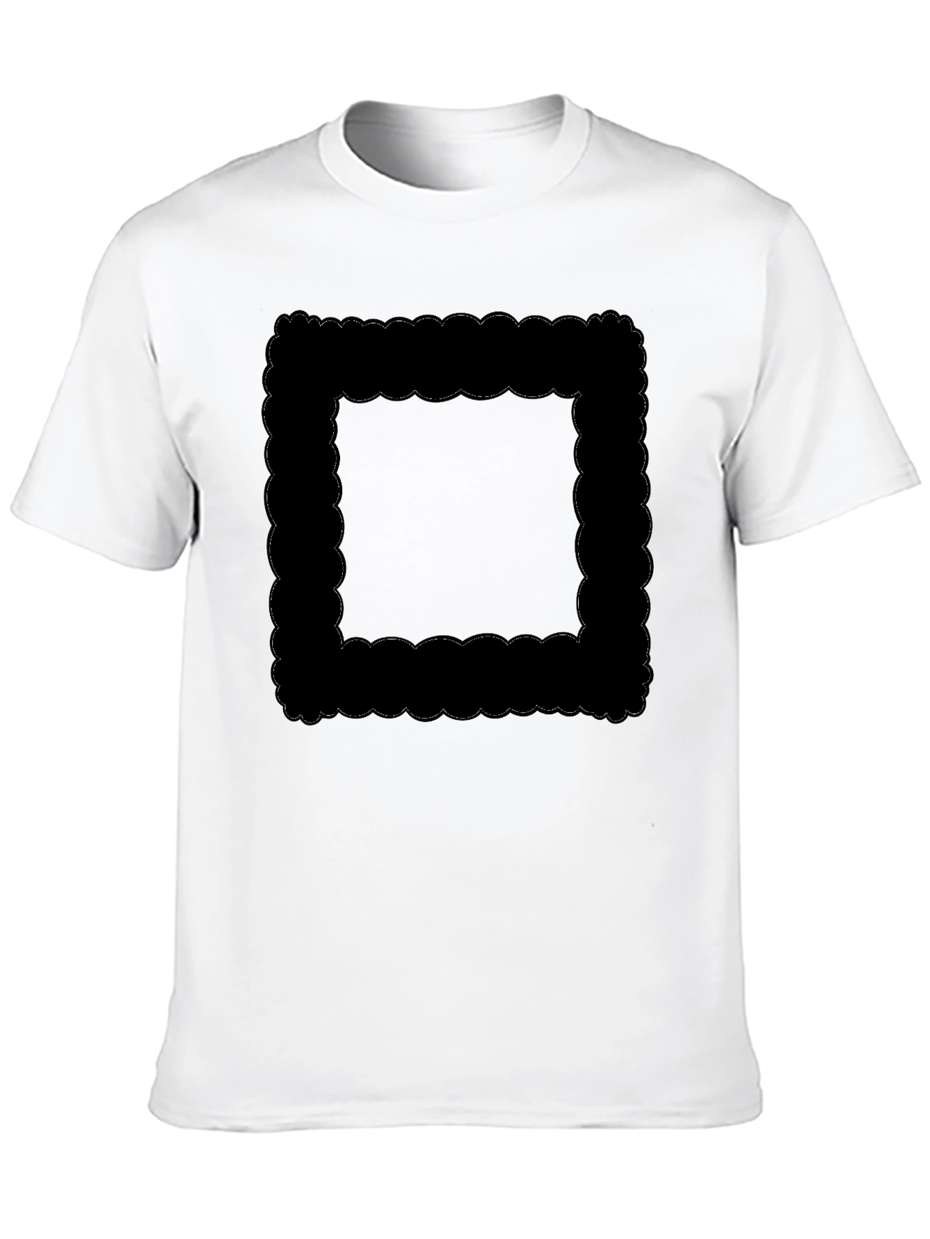 Camiseta Negra con Diseño Gráfico Moderno