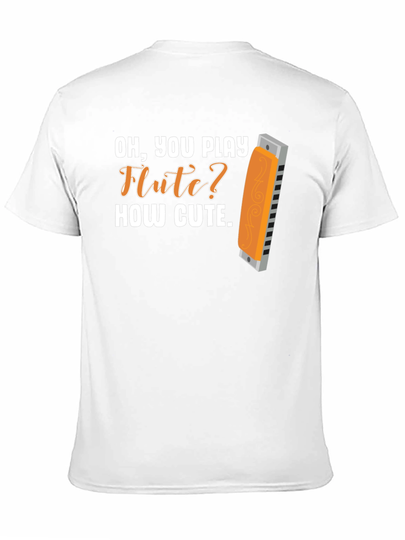 Camiseta sarcástica de armónica Oh tocas la flauta?