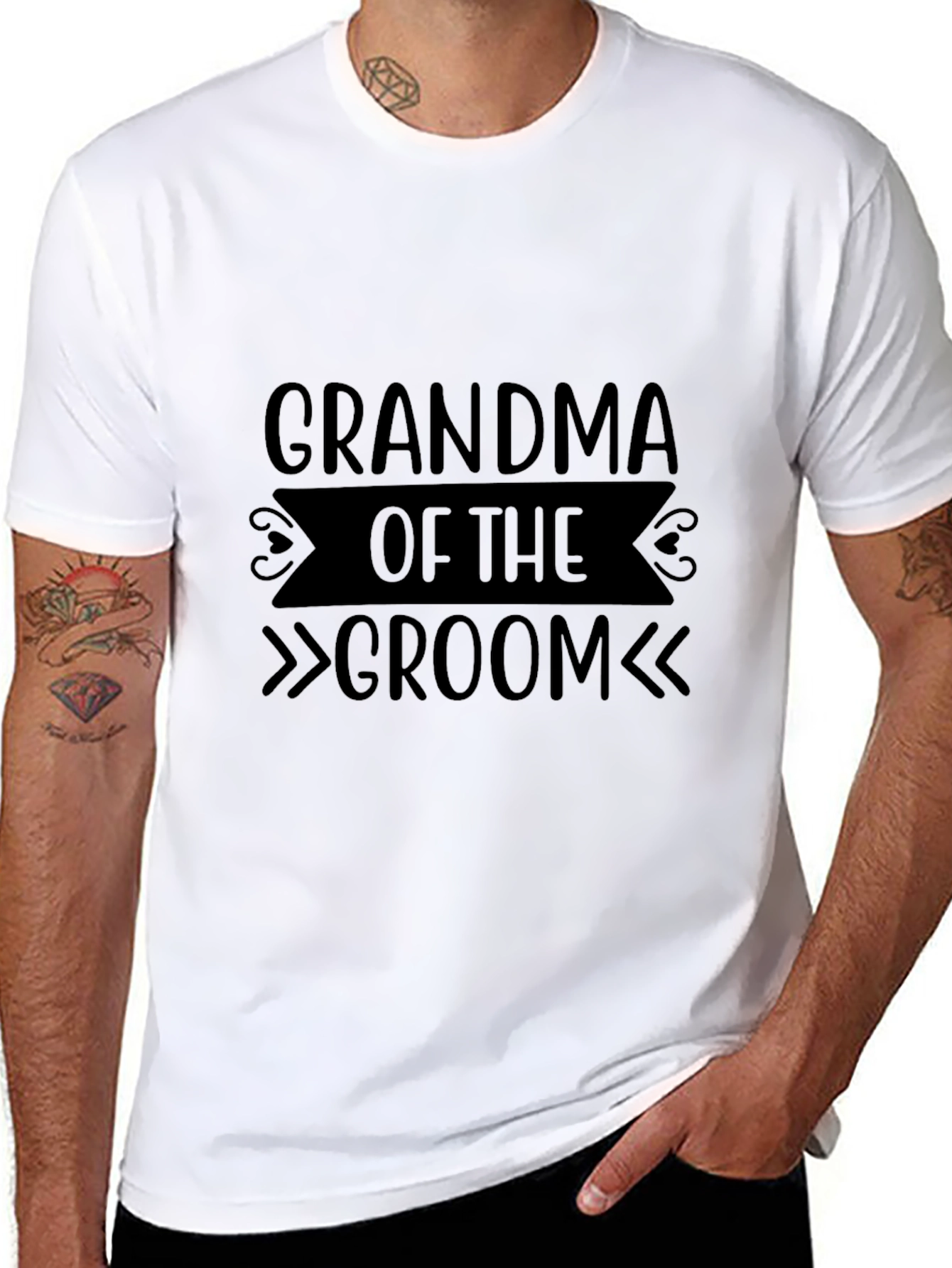 Camiseta Negra Abuela del Novio