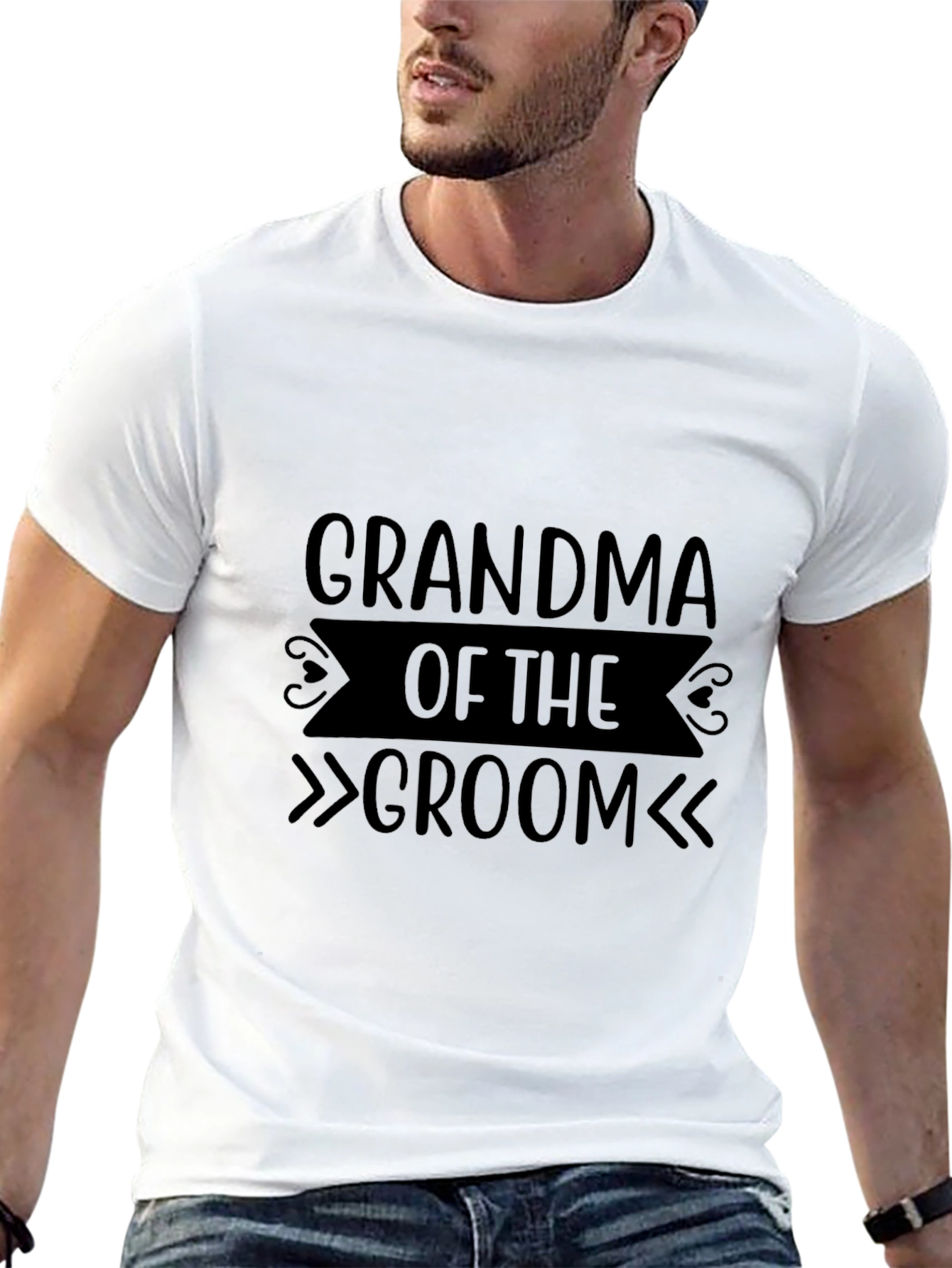 Camiseta Negra Abuela del Novio