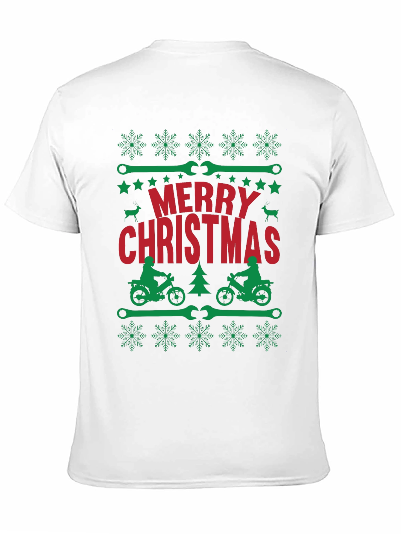Camiseta Navideña Motocross