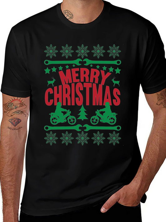 Camiseta Navideña Motocross