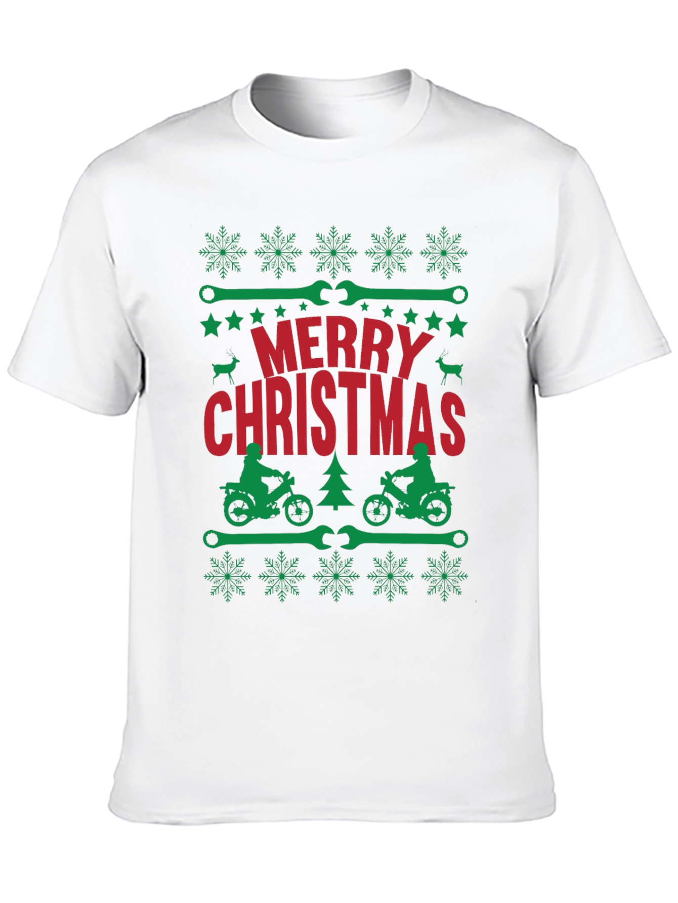 Camiseta Navideña Motocross