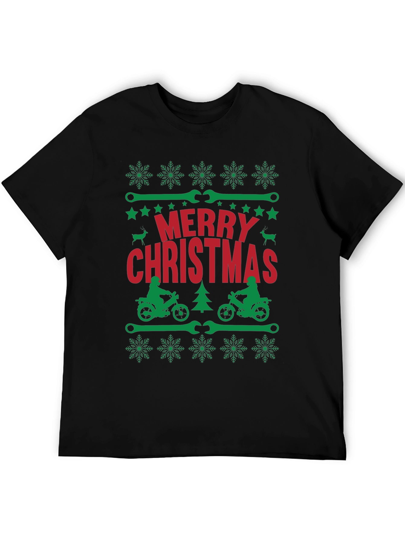 Camiseta Navideña Motocross