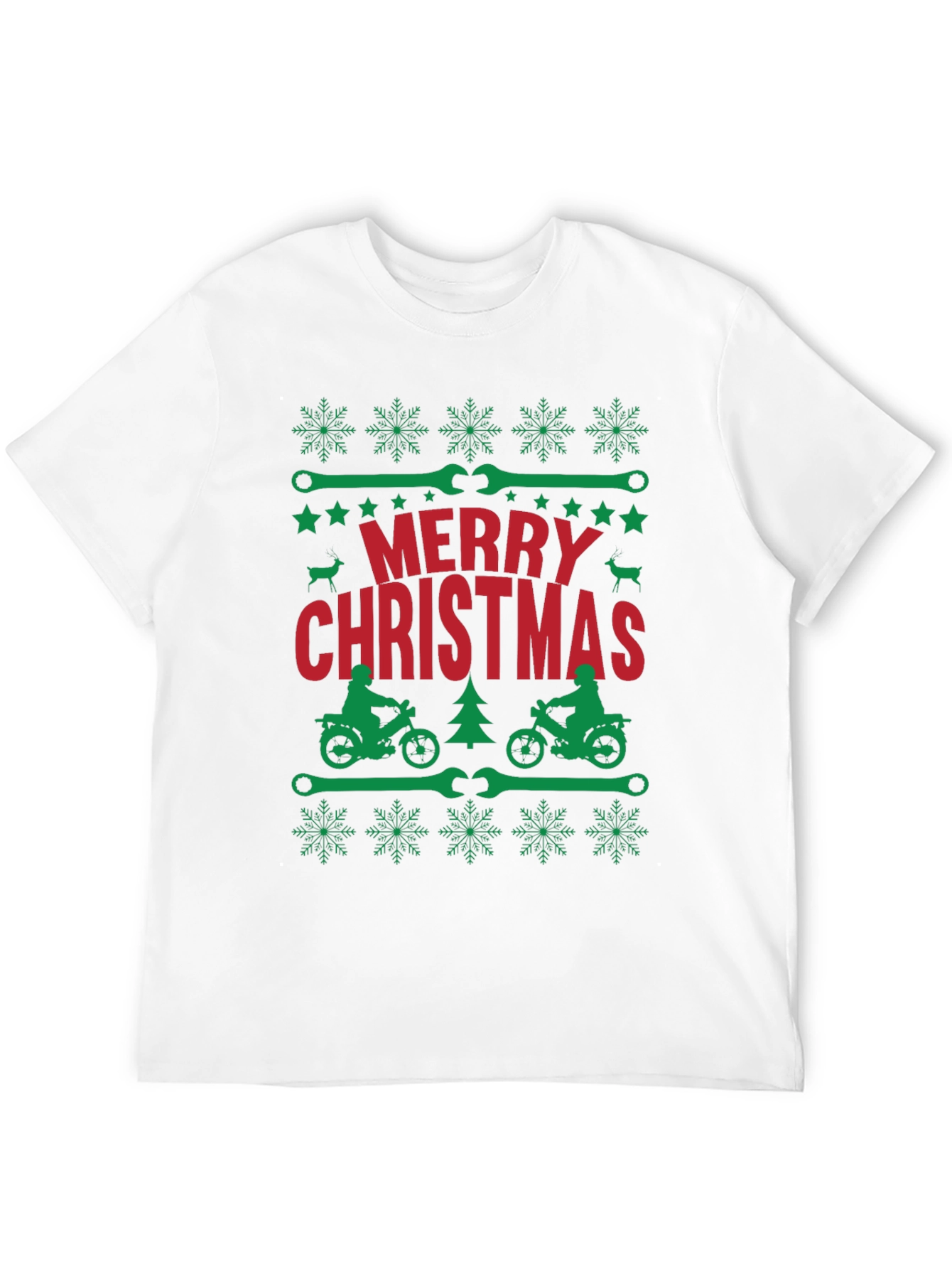 Camiseta Navideña Motocross